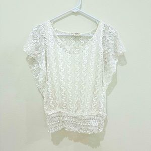 Lavish - White Lace top